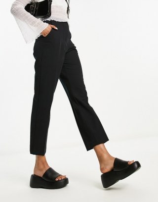 Miss Selfridge cigarette pants in black