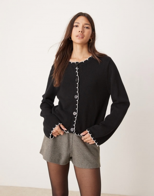 Miss Selfridge blanket stitch cardigan